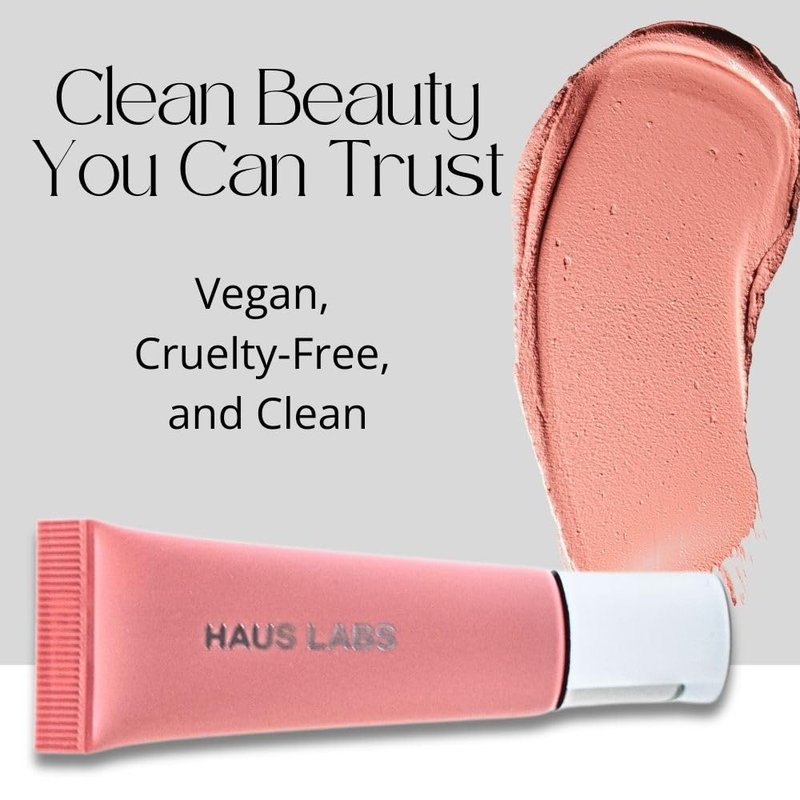Haus Labs Hy-Power Eye, Cheek & Lip Pigment Paint - Matte Blush for Versatile Makeup Looks