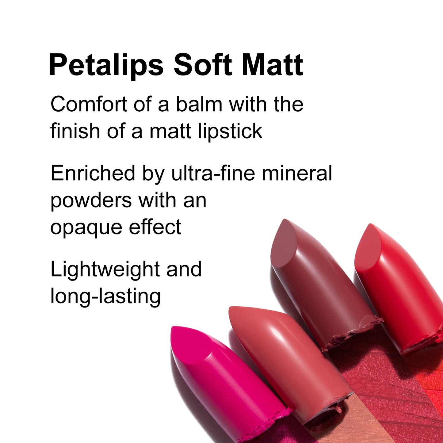 PUPA Milano Petalips Soft Matt Lipstick - Lightweight And Imperceptible - Provides Color With Buildable Intensity - Combines Comfort Of A Balm With A Matte Finish - 003 Aquatic Nymphaea - 0.123 Oz