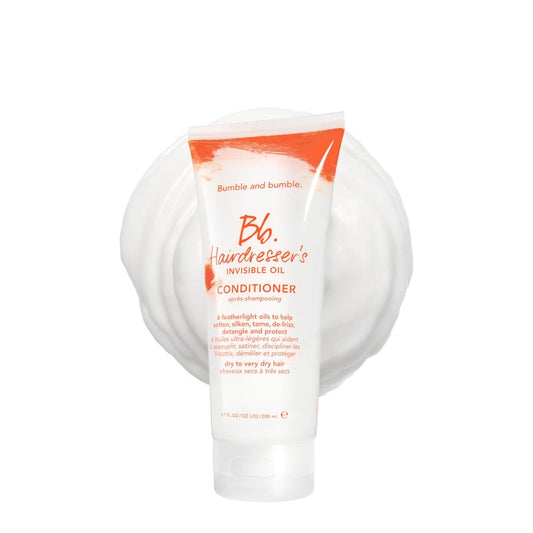 Bumble and bumble. Hairdresser's Invisible Oil Hydrating Conditioner | Anti Frizz, Adds Shine, Color Safe | For All Curly, Wavy, Straight Hair Types | With Coconut, Grapeseed + Argan Oil, 6.7 Fl Oz
