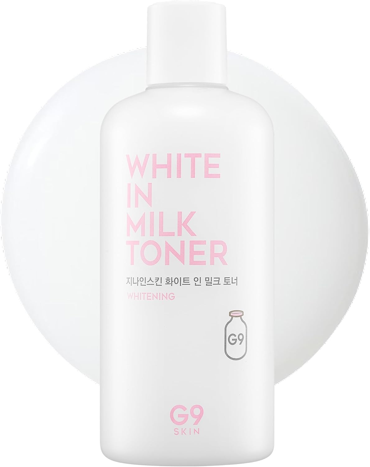 G9SKIN Milky Korean Face Toner - Hydrating 300ml for Dry & Sensitive Skin | Lightweight Moisturizer