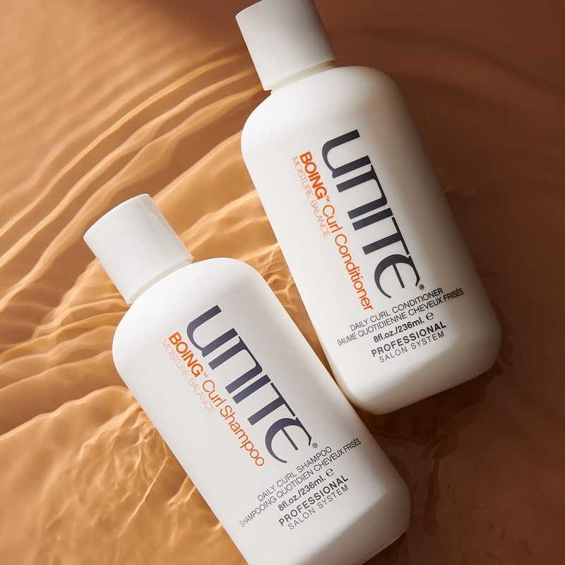 UNITE Hair BOING Curl Conditioner – Hydrating & Curl-Enhancing | Rosemary, Aloe & Chamomile for All Curl Types – 8 Fl Oz