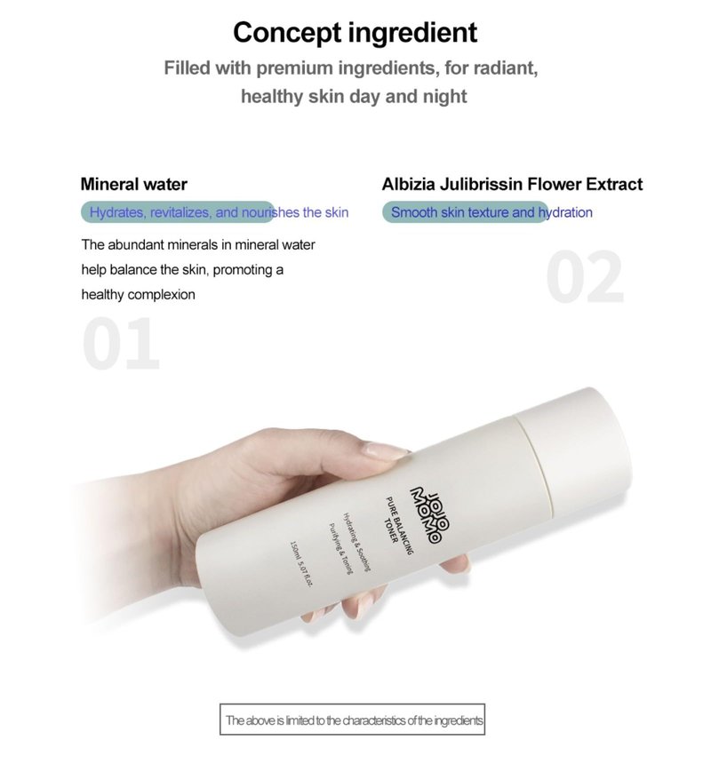 Pure Balancing Toner, 150ml – Gentle K-Beauty Facial Toner for Hydration and Makeup prep. Soothes, refreshes, and purifies Skin.