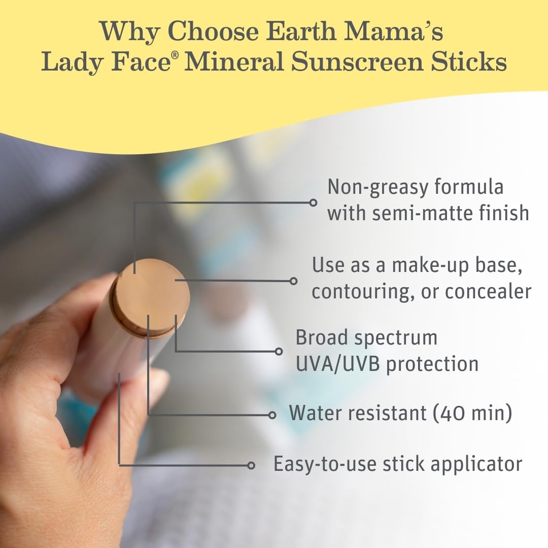 Lady Face Tinted Mineral Sunscreen Stick SPF