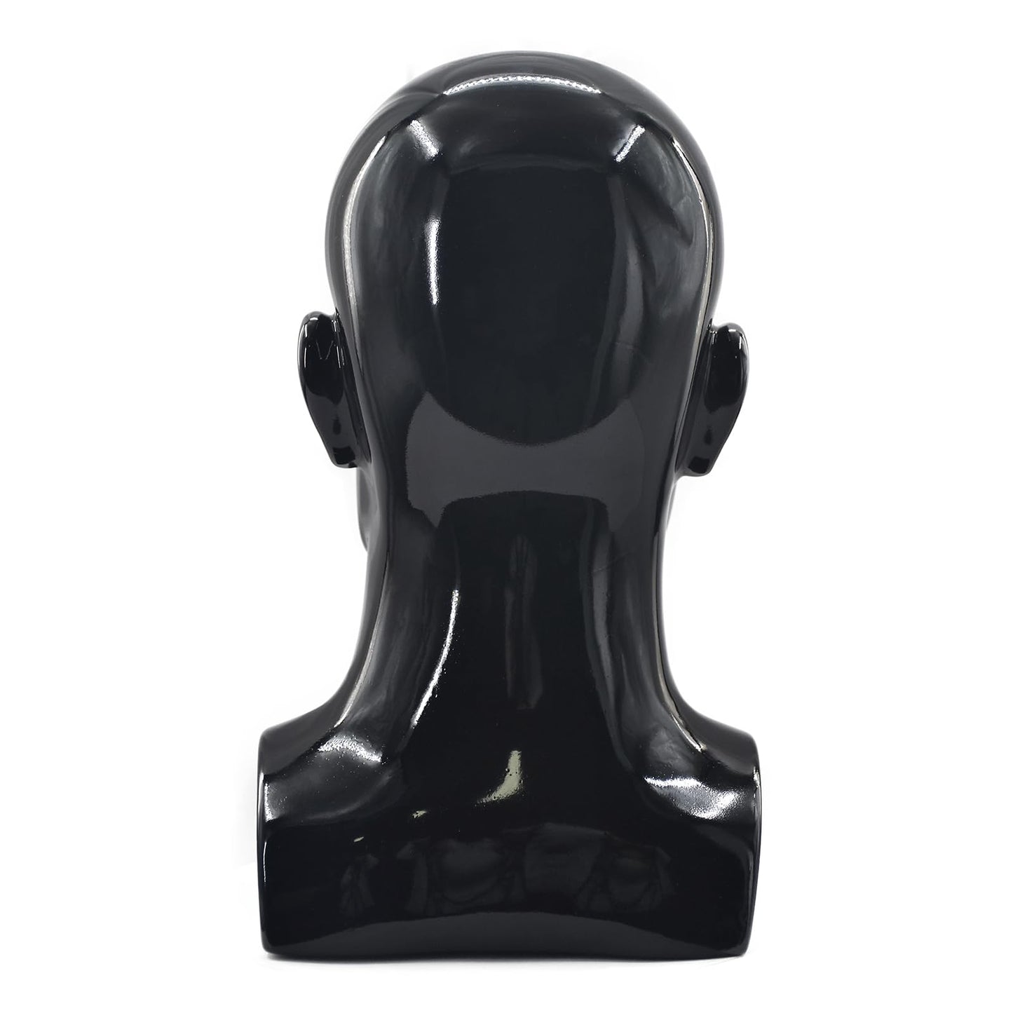 Tcwuzick Male Mannequin Head Professional Manikin Head for Display Wigs Hats Headphone Mask Sunglasses Jewelry and Scravat Display Stand (L90-lianghei)