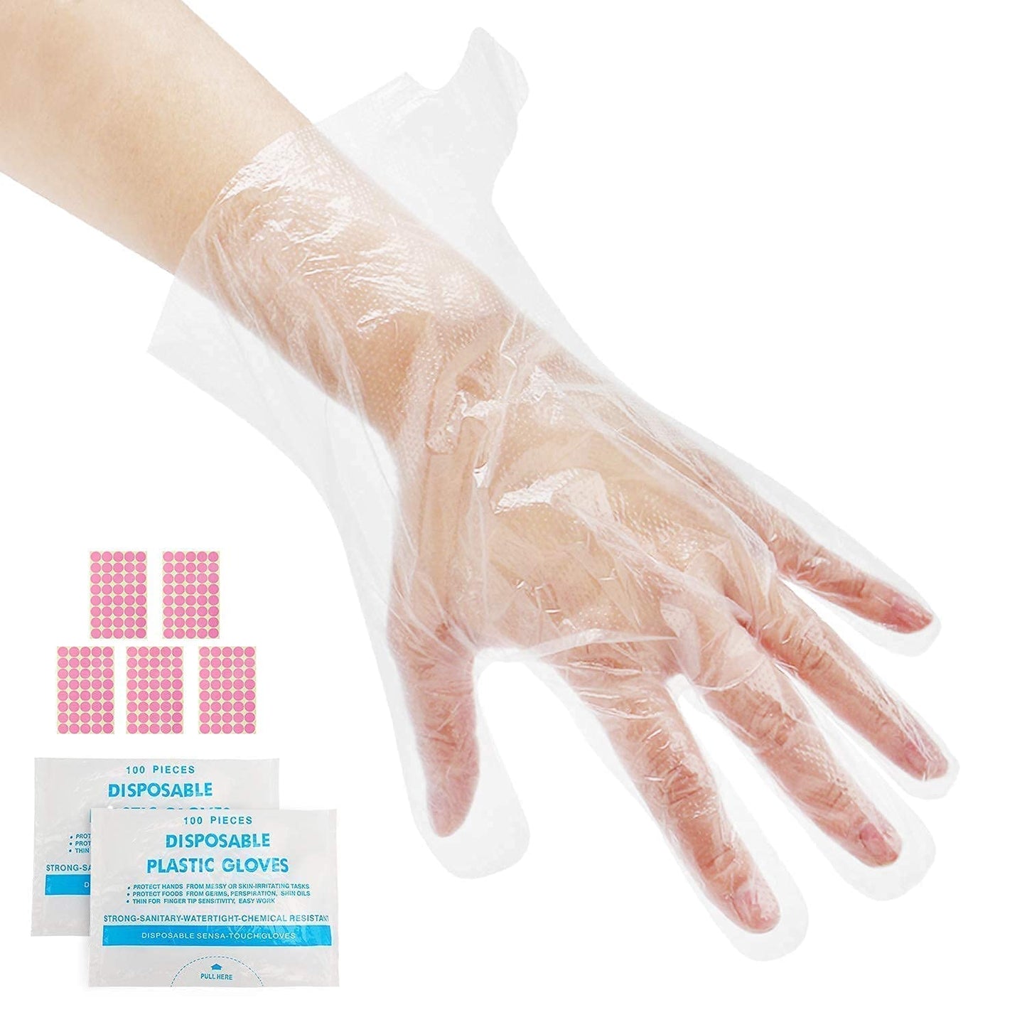 200pcs Paraffin Bath Liners for Hand & Paraffin Wax Mitts for Hand and Feet, Segbeauty Plastic Thermal Mitten Bags, Heated Hand SPA Mittens, Glove Mitt Liner Covers for Wax Warmer