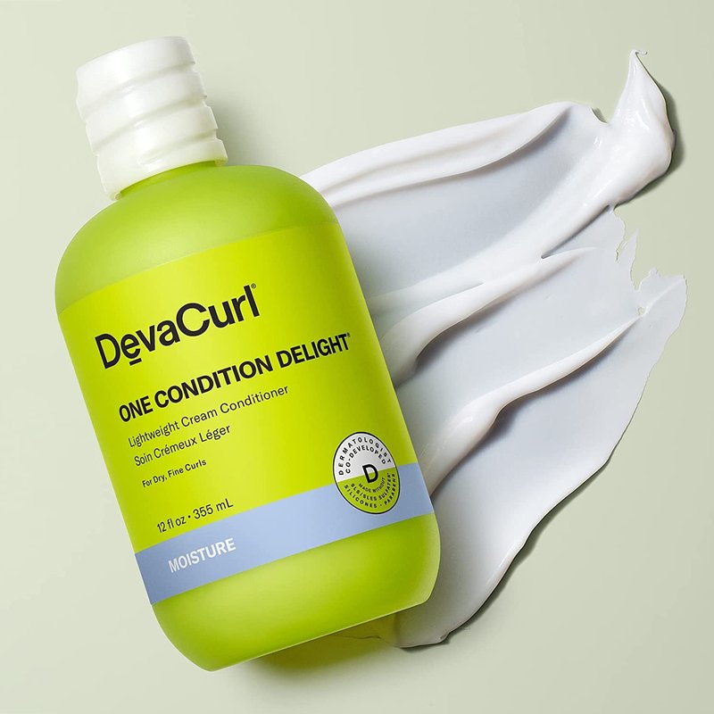 DevaCurl One Condition Delight Cream Conditioner - Lightweight Moisture Blend | Tangle Control & Frizz Reduction