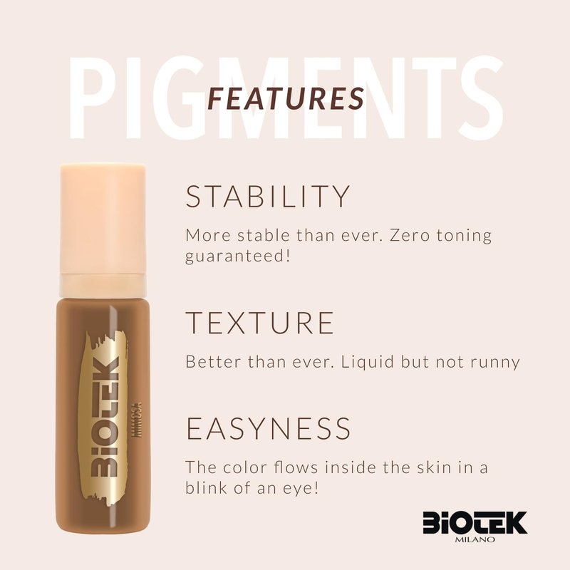 Brow pigments Inorganic Liquid - Made in Italy - Mimosa 0.61 Fl Oz (Pack of 1)