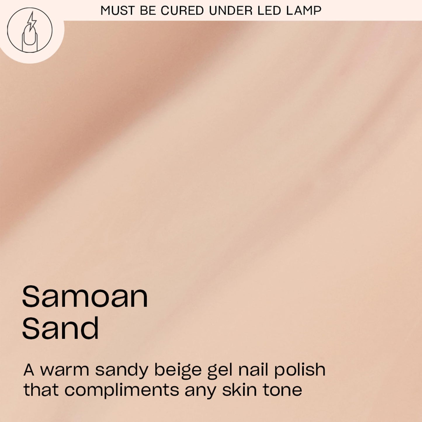 OPI GelColor Samoan Sand | Sheer Soft Warm Beige Pink Crème LED Cure Gel Nail Polish | Salon-Quality Shine, Long-Lasting Wear | Vegan & HEMA Free | 0.5 Fl Oz
