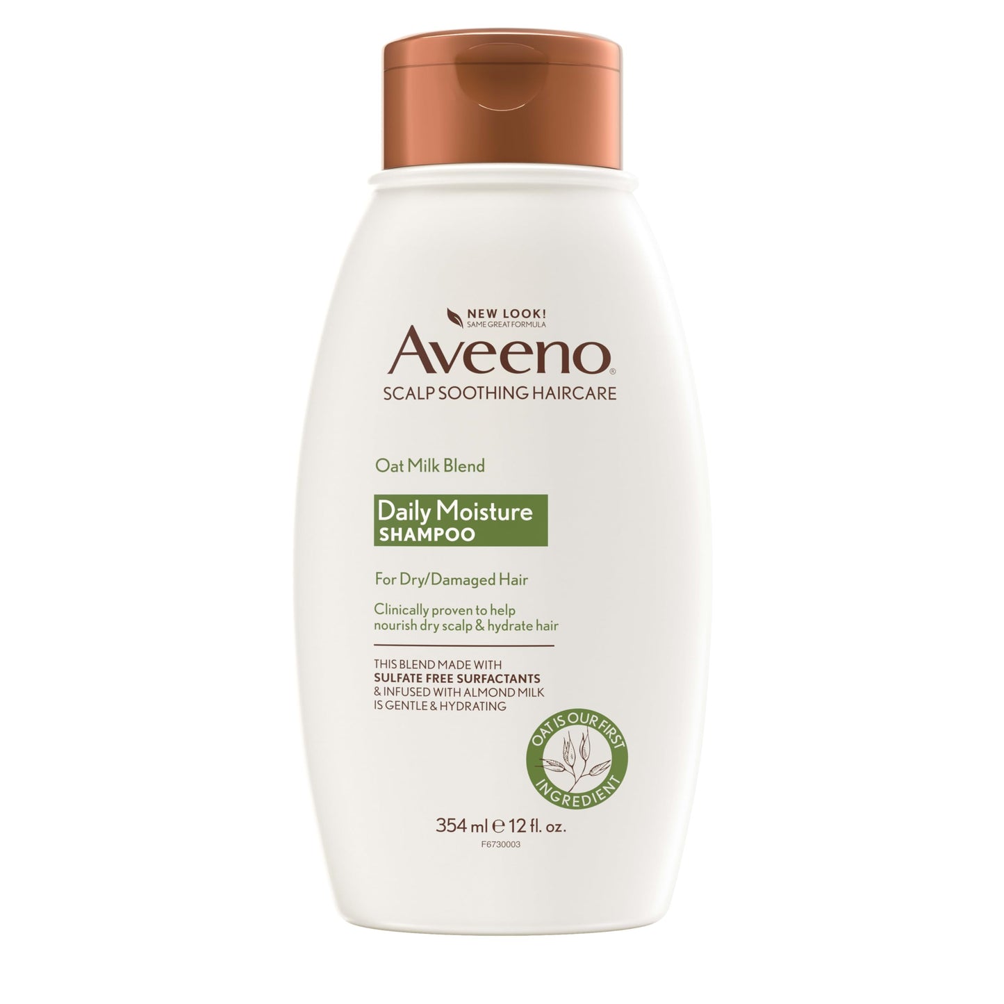 Aveeno Aveeno Sulfate-Free Shampoo for Color-Treated Hair Protection, Daily Strengthening & Moisturizing Shampoo, Paraben & Dye-Free