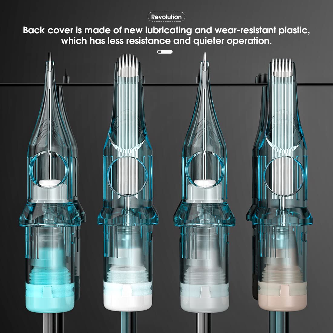 WJX Ultra 1013RM Tattoo Cartridge Needles, #10 Bugpin 13 Round Magnum, 20Pcs Disposable Tattoo Needles for Shading, Blending and Color Packing, Compatible with All Rotary Tattoo Machines and Pen