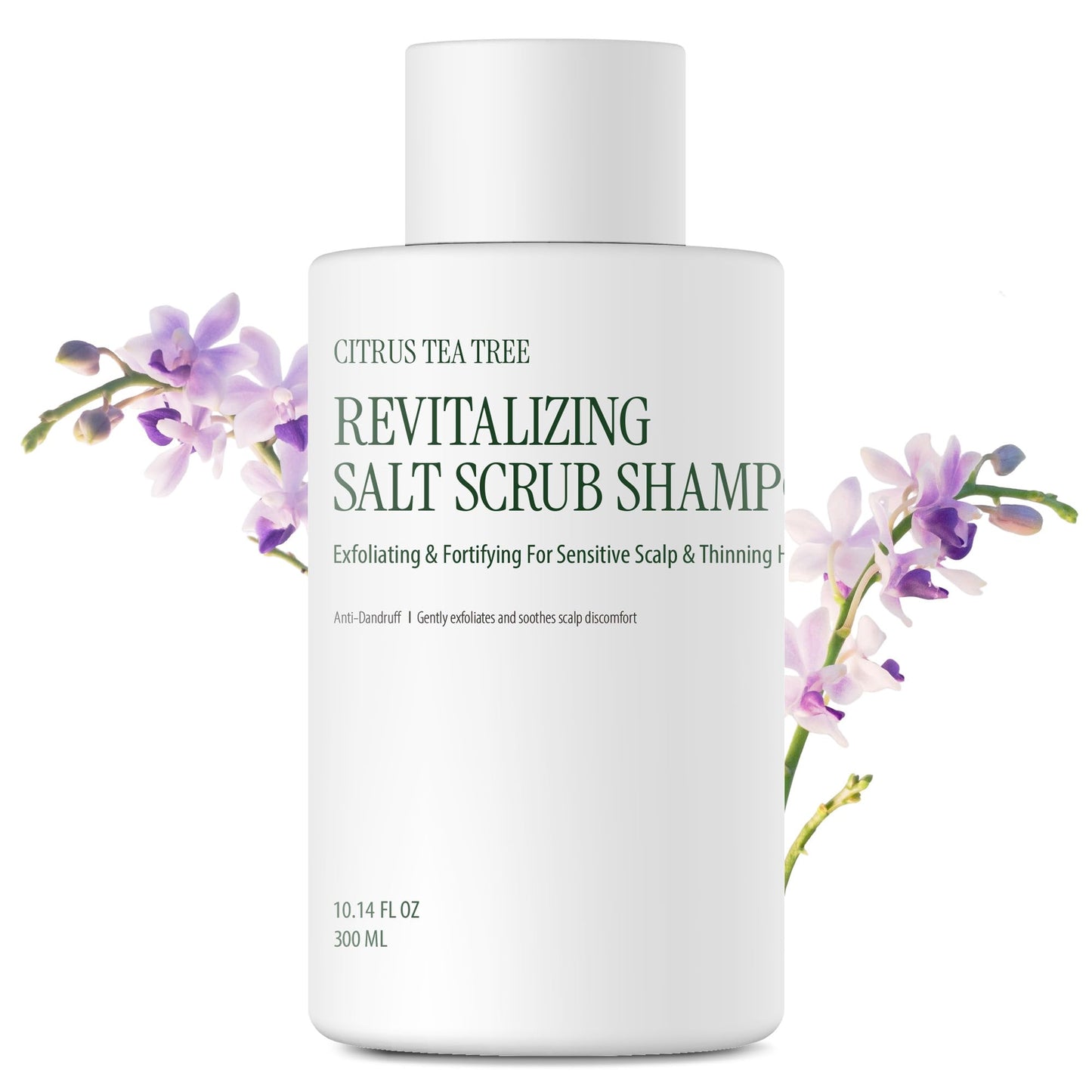 CURLYSHYLL Revitalizing Salt Scrub Shampoo for Oily Scalp & Buildup, 300ml