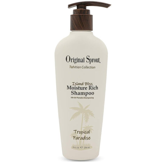 Original Sprout Island Bliss Shampoo - Moisture-Rich Hydrating Formula for All Hair Types | 8 fl oz