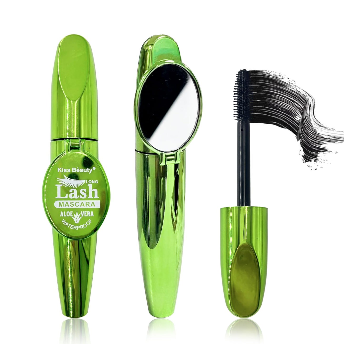 Black Natural Eye Makeup Lash Mascara,Sculpts Brows, Defines Lashes, Primer & Top Coat, containing aloe ingredients,Cruelty-Free & Vegan - Black,1count