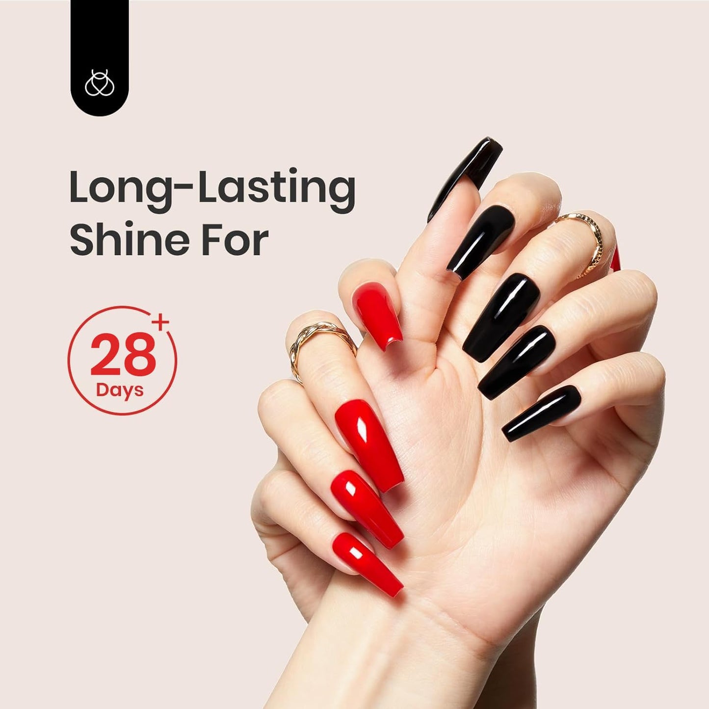 15ML No Wipe Matte Top Coat with 2 Pcs 15ml No Wipe Gel Top Coat and Base Coat Set - Shine Finish and Long Lasting, Soak Off LED Nail Lamp