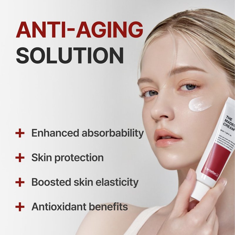 CENTELLIAN 24 Madeca Cream Power Boosting Formula (1.7+1.7fl oz) - Centella Moisturizer for Face, Korean Skin Care. Dry, Sensitive Skin. TECA, Centella Asiatica, Madecassoside