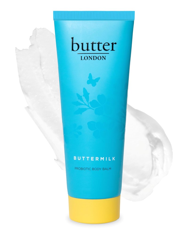 butter LONDON Probiotic Body Balm for Dry Skin - Non-Greasy Body Moisturizer for Sensitive & Normal Skin - Moisturizing Balm Enriched with Shea Butter & Sunflower Oil Hydrates & Repairs Skin