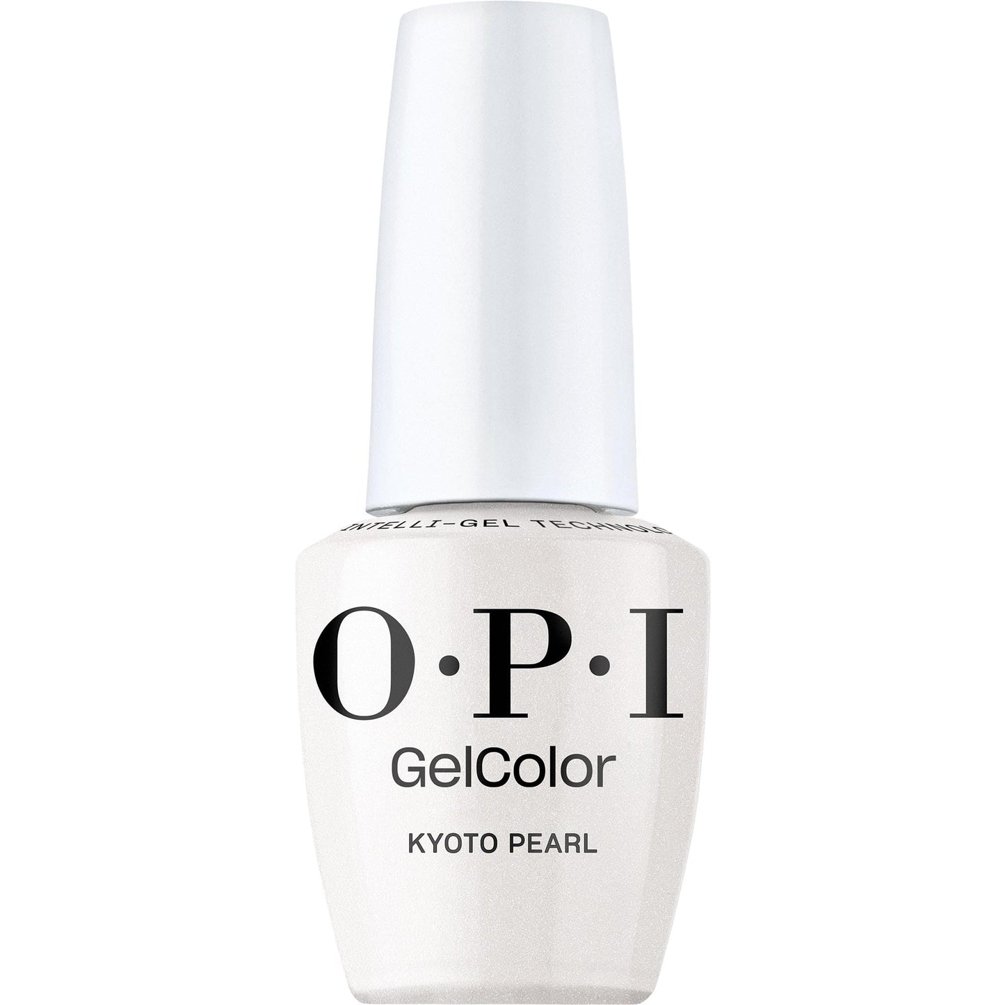 OPI GelColor Kyoto Pearl | Opaque Soft White Pearl Shimmer LED Cure Gel Nail Polish | Salon-Quality Shine, Long-Lasting Wear | Vegan & HEMA Free | 0.5 Fl Oz