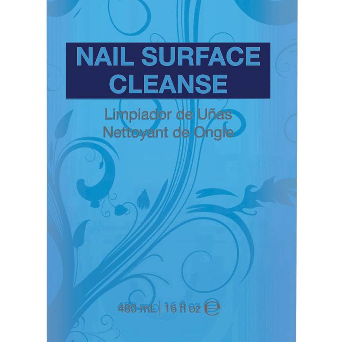 Gelish Nail Soak Off Surface Gel - UV Top Coat Cleanser, 16 Fl Oz (2 Pack)