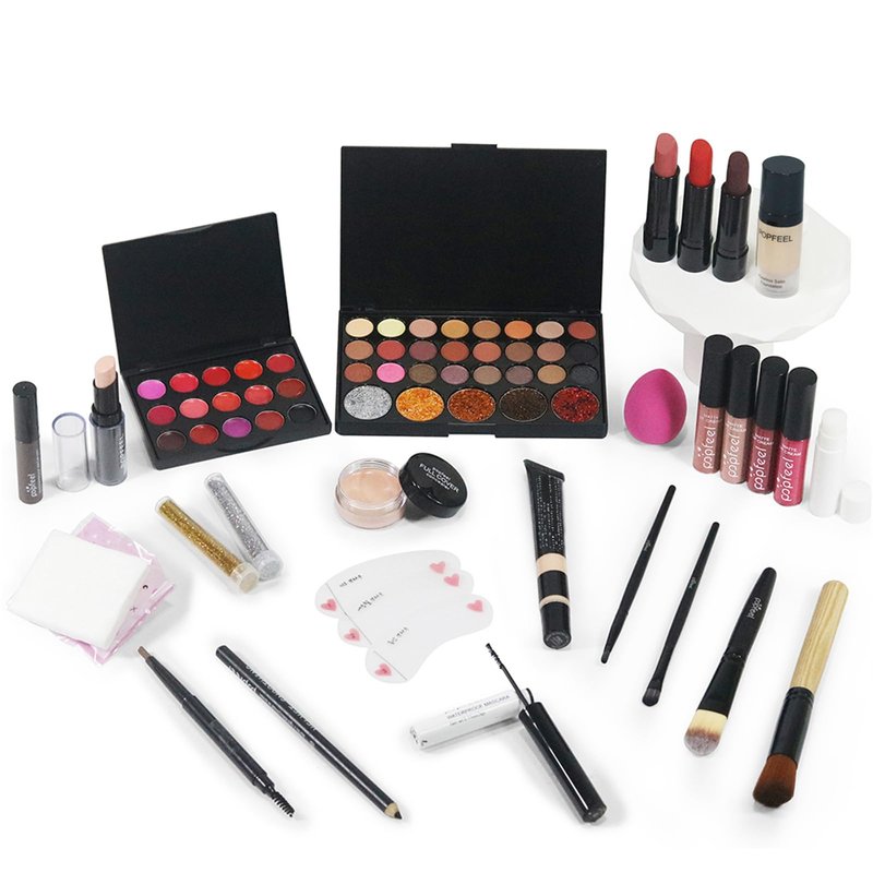 All in One Makeup Kit for Women Full Kit, Mother's Day Makeup Gifts Set for Women Girls, Makeup Essential Bundle Include Eyeshadow Palette Lipstick Blush Foundation Concealer Mascara Eyebrow Pencil