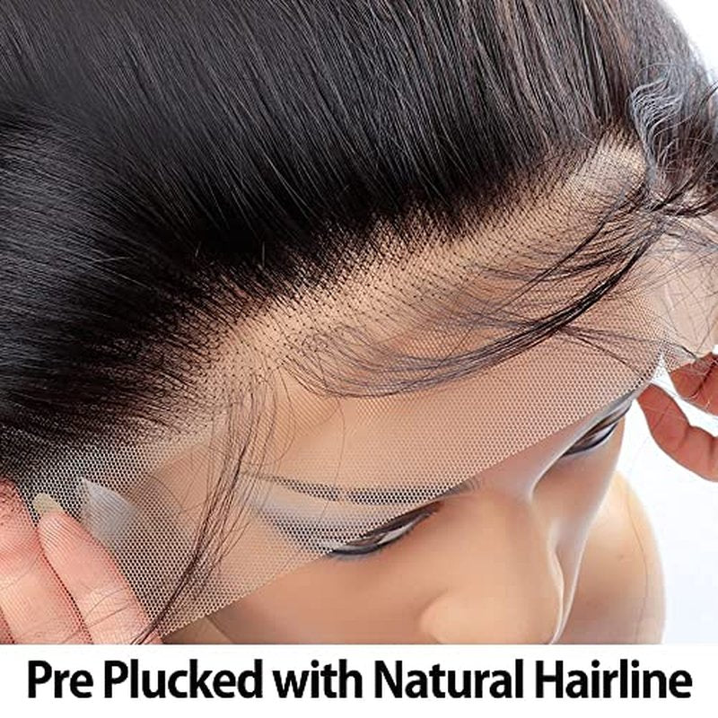13x4 Hd Transparent Lace Frontal Closure Cheap Straight 100% Unprocessed Brazilian Virgin Human Hair Closures For Black Women Ear To Ear HD Lace Frontal Closure Free Part Pre Plucked With Baby Hair