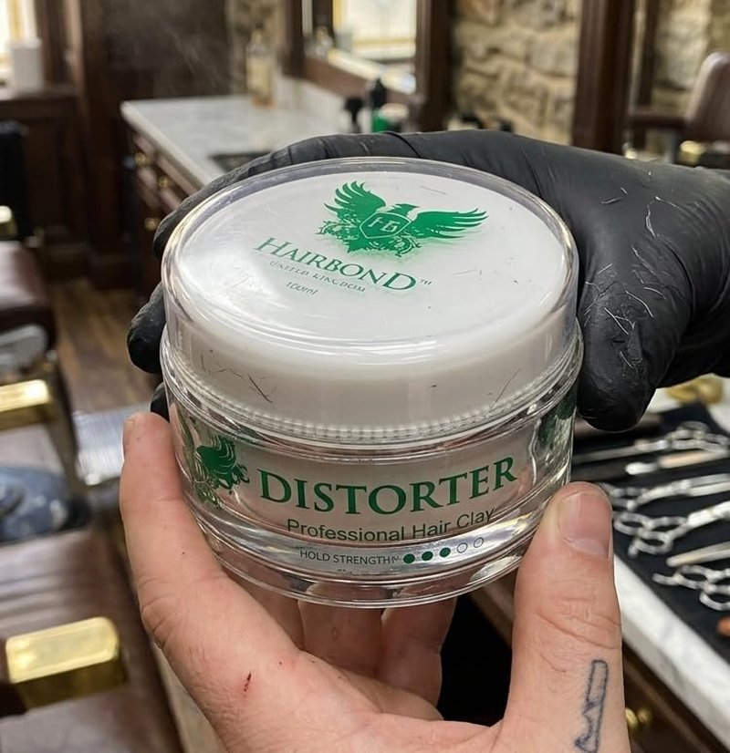 Hairbond Distorter Hair Clay for Men - Medium Hold, Maximum Texture, Matte Finish | 3.4oz
