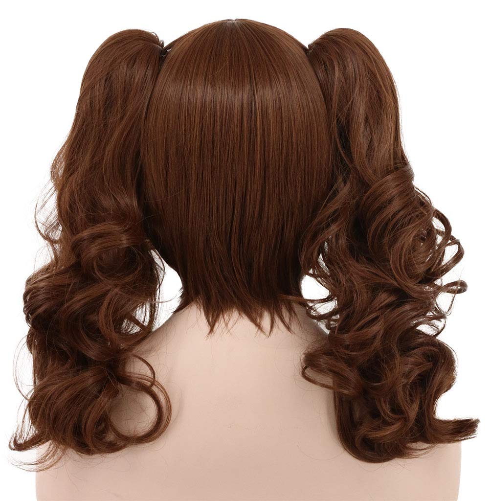 Long Brown Ponytail Wig for Women - Thick Clip-In Claw Drawstring | Anime Cosplay & Halloween Costume