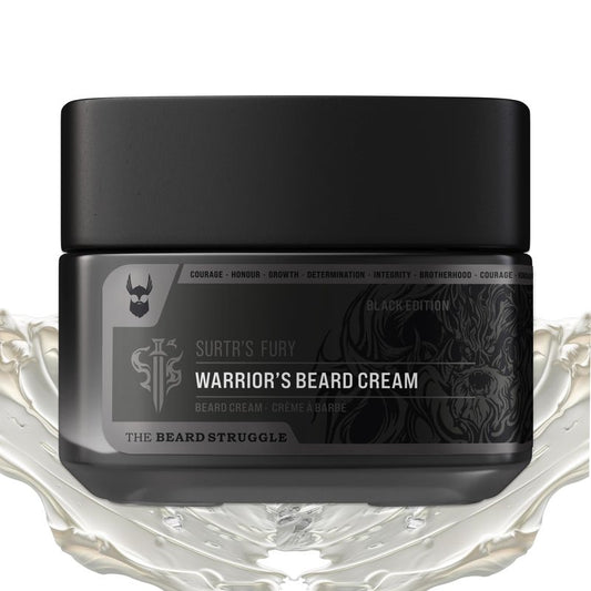 Beard Cream for Men - Surtr's Fury Beard Butter | Moisturizer & Softener with Avocado & Jojoba Oils - 50g