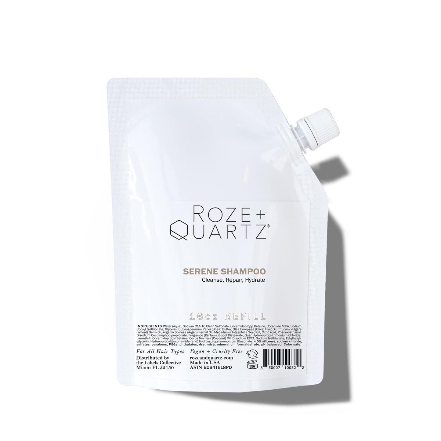 Roze + Quartz Serene Shampoo with Facet Fix™ Bond Builder (8.5 Ounce 250ml)