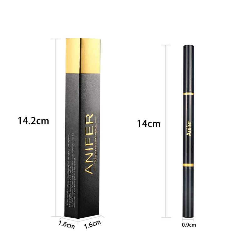Eyebrow Pencil - Gray Waterproof Formula for Smooth, Natural Finish | Cruelty-Free (Gray #5)