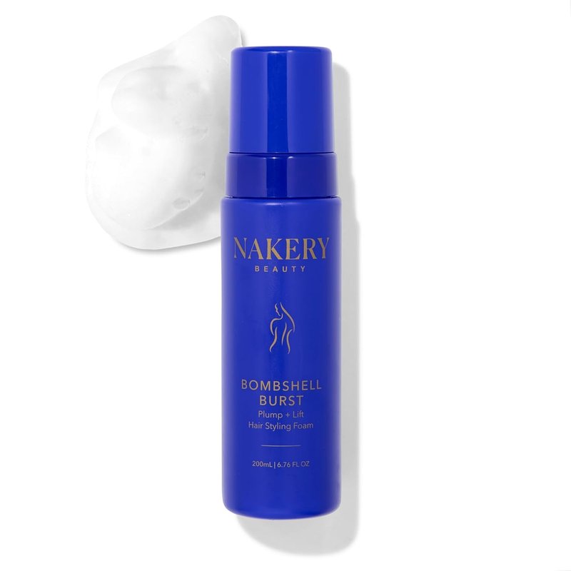 Bombshell Burst Hair Foam - Volumizing Mousse for Curly & Straight Hair | Lightweight Formula with Biotin & Keratin