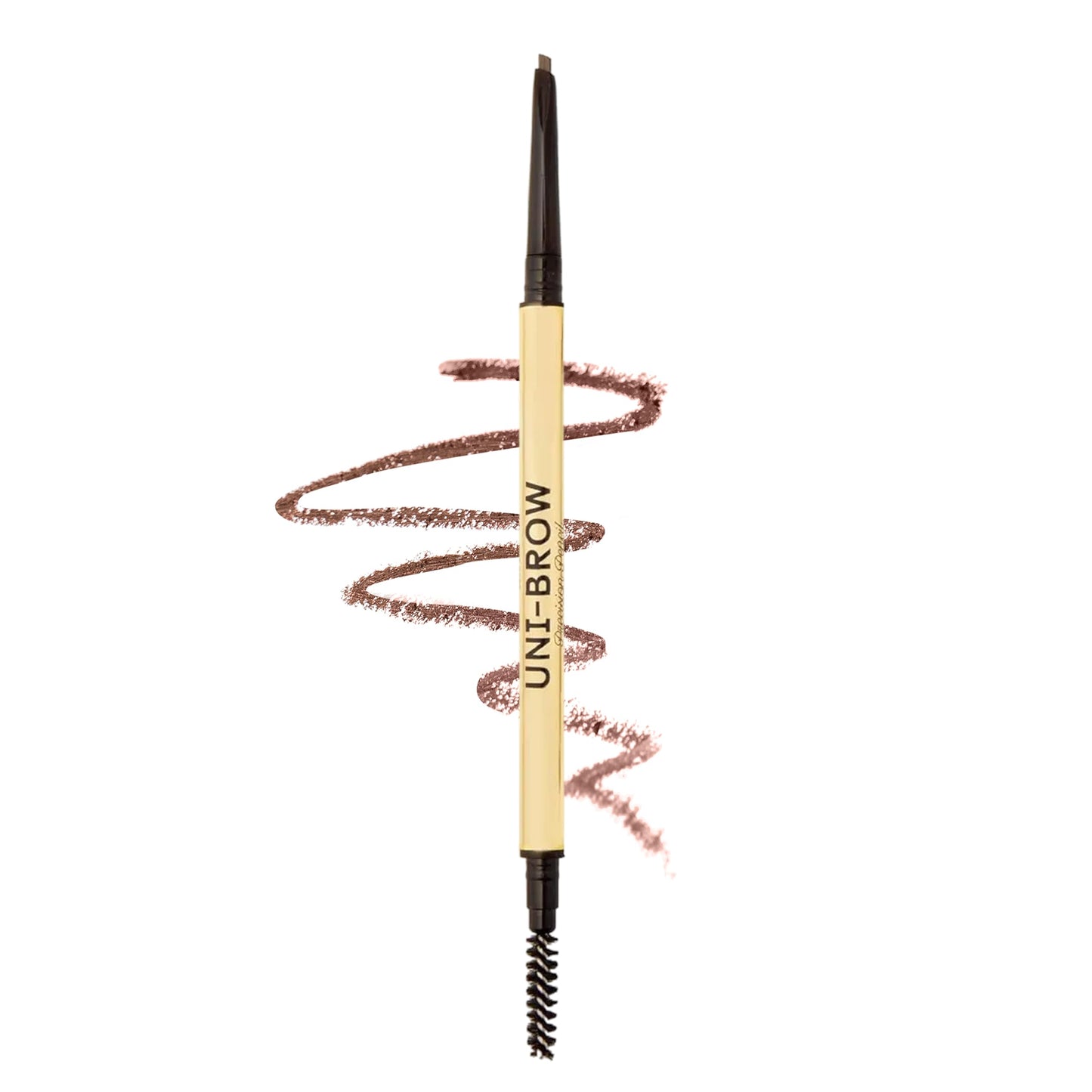 Winky Lux Uni Brow Eyebrow Pencil, Dual Sided with Spoolie, Longwearing Waterproof Eyebrow Crayon, Define Shape and Fill Brows