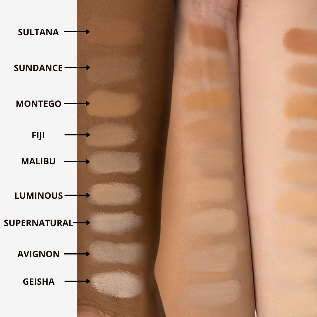 Honeybee Gardens Pressed Mineral Powder Foundation Refill, Avignon, Pale Light Neutral Shade, Adjustable Coverage, Natural Finish, With Botanical Extracts And Vitamin E, 7.5g