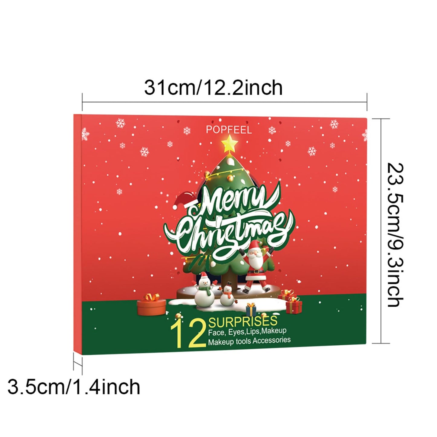 Melearch Makeup Set Box, Advent Surprise Assortment Gift with Professional Makeup Products, Cosmetics Set Party Favors for Women Teenager Girls, Vegan & Cruelty-Free