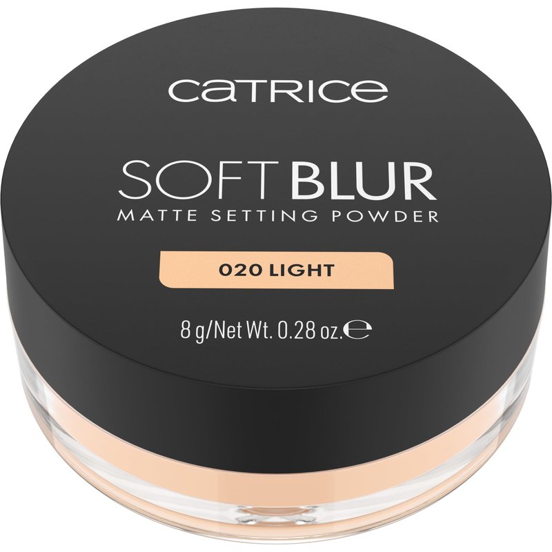 Catrice Soft Blur Loose Setting Powder, Matte Blurring Face Powder, Lightweight, Blurs Pores & Imperfections, No Flashback, Fragrance Free, Vegan & Cruelty Free, 0.28 oz (020 | Light)