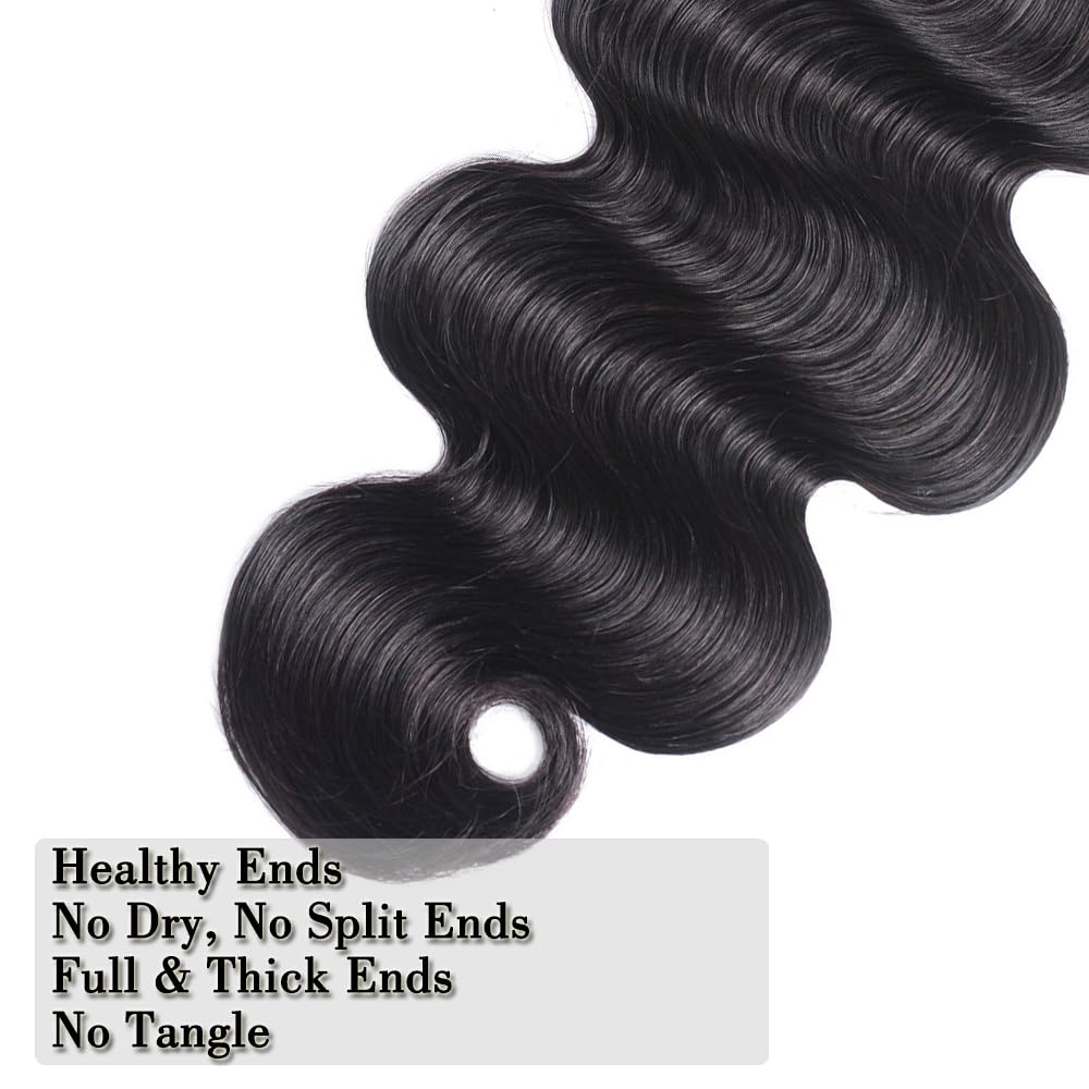 12A Human Hair Bundles 16 Inch Body Wave Bundles Human Hair Extensions 100g