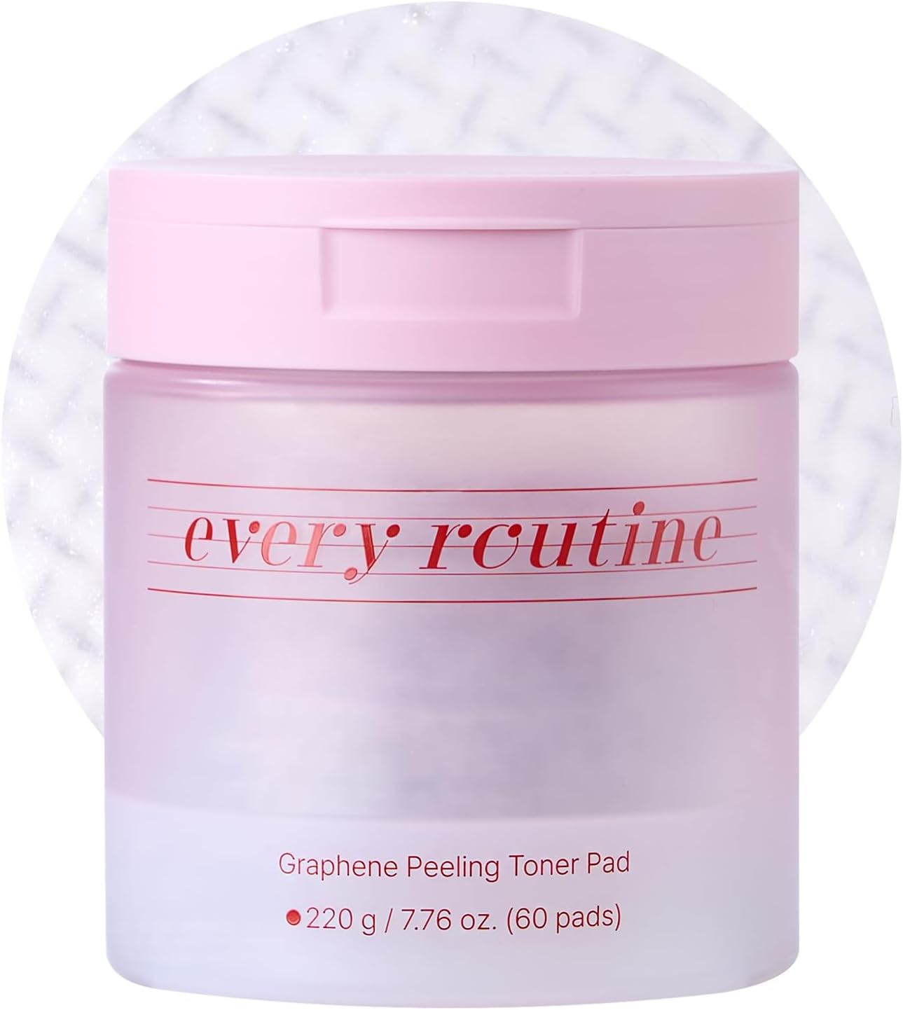 Graphene Peeling Toner Pads - Daily Exfoliating Facial Toner for Pore-Clearing & Oil-Balancing | 60 Pads / 220g