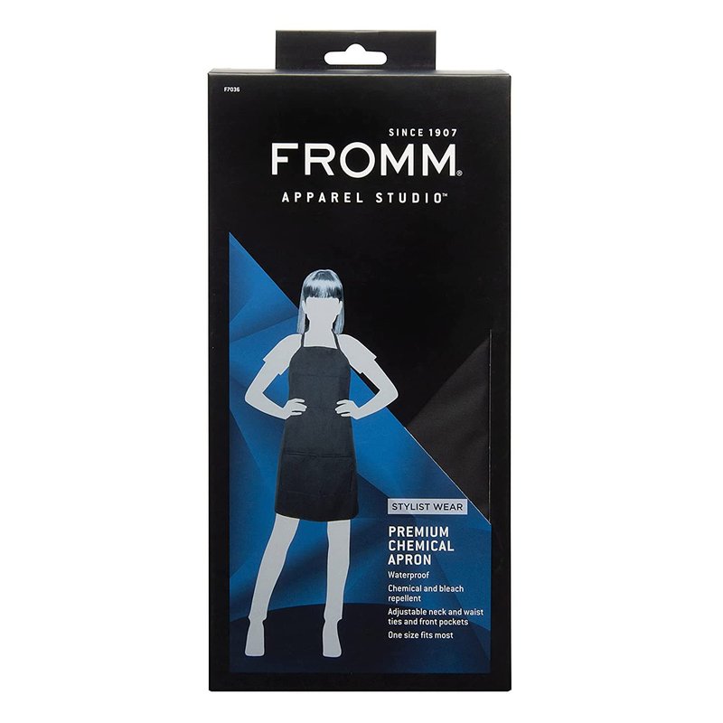 Fromm Premium Hair Stylist Chemical Salon Apron - Black