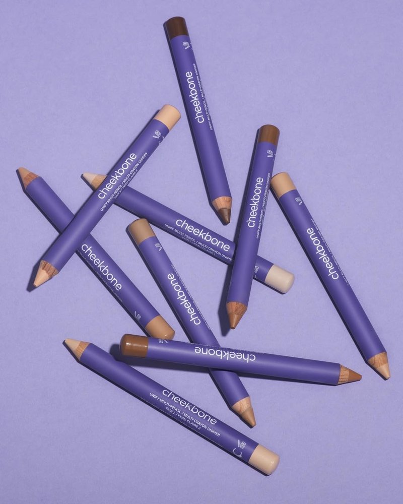 Cheekbone Unify Complexion Multi Pencil, 1 Fair, Creamy Multi-Use Face Stick for Concealing, Brightening & Sculpting, Buildable, Lightweight Formula, Vegan & Cruelty Free, 0.1 oz.