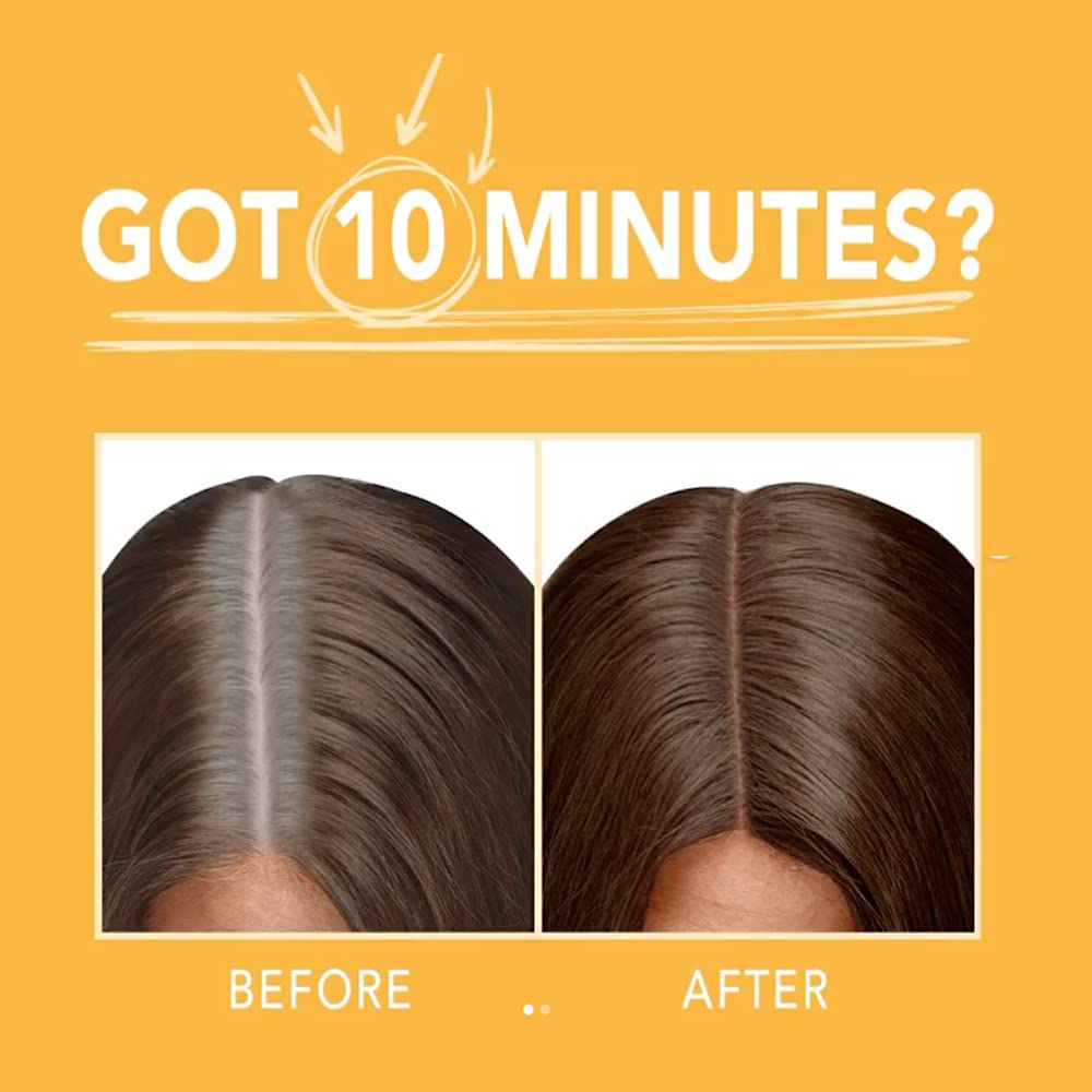 One 'N Only Fast 10 Hair Color Kit - Argan Oil Hair Dye for Women | 4N Medium Brown, Moisture Balance & Natural Tones