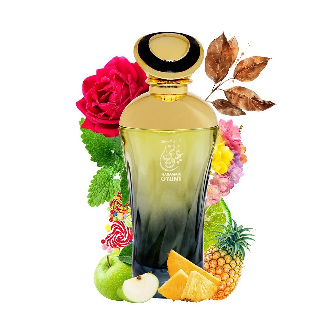 Al Haramain Oyuny Eau de Perfume Spray for Unisex, 3.33 Ounce