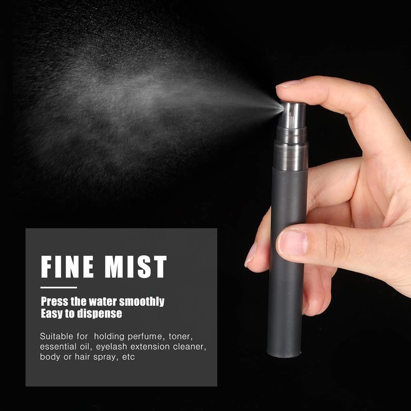 Mini Spray Bottles - 200 Pcs 10 ml Refillable Perfume Atomizers | Portable Frosted Fine Mist Sprayers for Travel