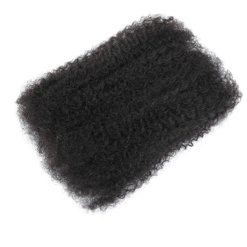 Afro Kinky Curly Hair Bundles - 100% Real Human Hair for Mini Twists, Braids & Locs | 14 Inch, 50g, Natural Dreadlock Bulk