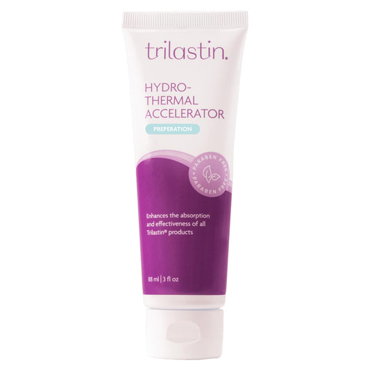 TriLASTIN Hydro-Thermal Accelerator – Warming Skin Prep Serum with Niacinamide & Vitamins C, A & E – Lightweight Absorption Booster for Body Creams, Oils & Lotions – Fast-Absorbing Formula – 3 oz