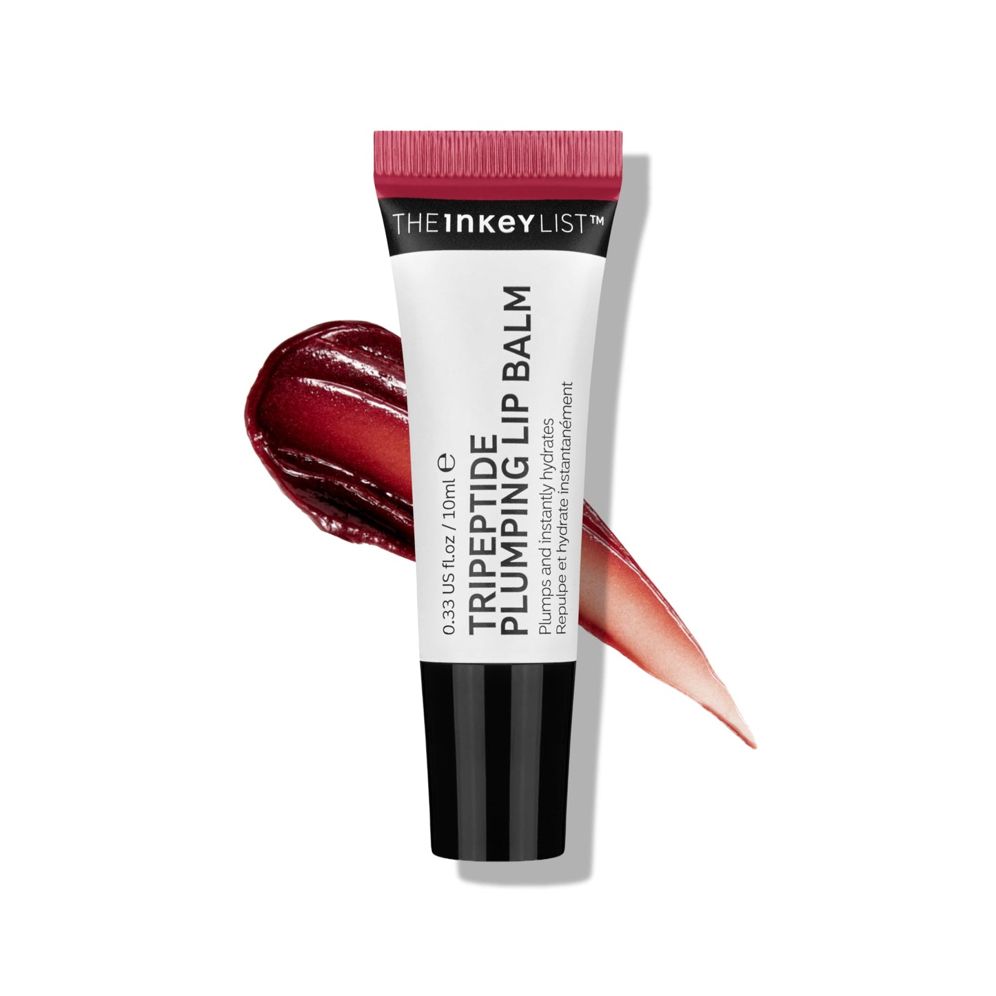 The INKEY List Tripeptide Plumping Lip Balm 10ml, Clinically Proven Plumping Tinted Lip Care, Hydrates Dry Cracked Lips, Vegan & Cruelty Free