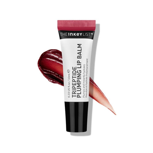 The INKEY List Tripeptide Plumping Lip Balm 10ml, Clinically Proven Plumping Tinted Lip Care, Hydrates Dry Cracked Lips, Vegan & Cruelty Free