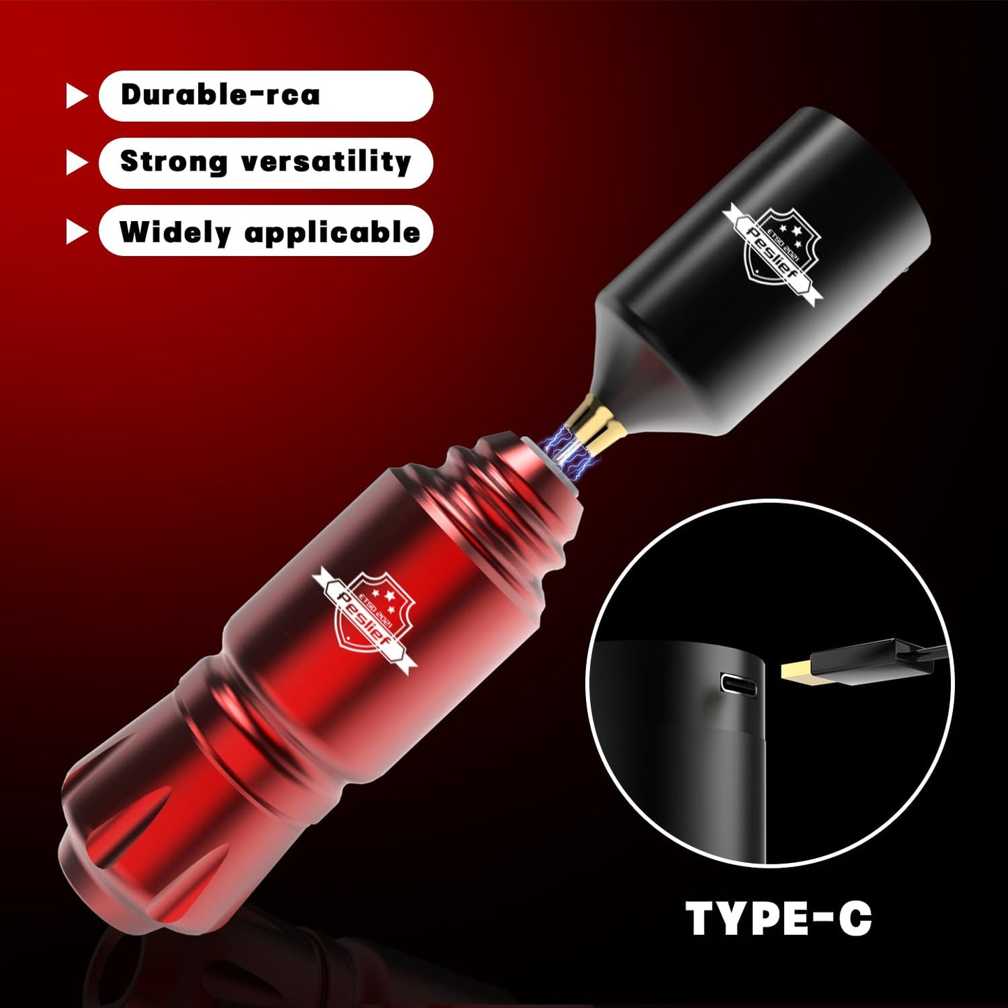 Wireless Tattoo Gun Kit - Complete Rotary Tattoo Machine for Beginners | Includes Cartridge Needles & Accessories