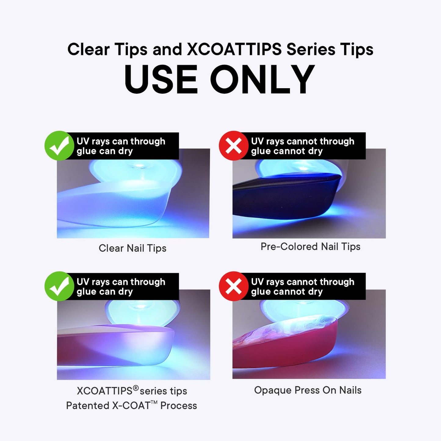 btartboxnails XCOATTIPS French Gel Nails Solid 30g Nail Gel for Nail Tips