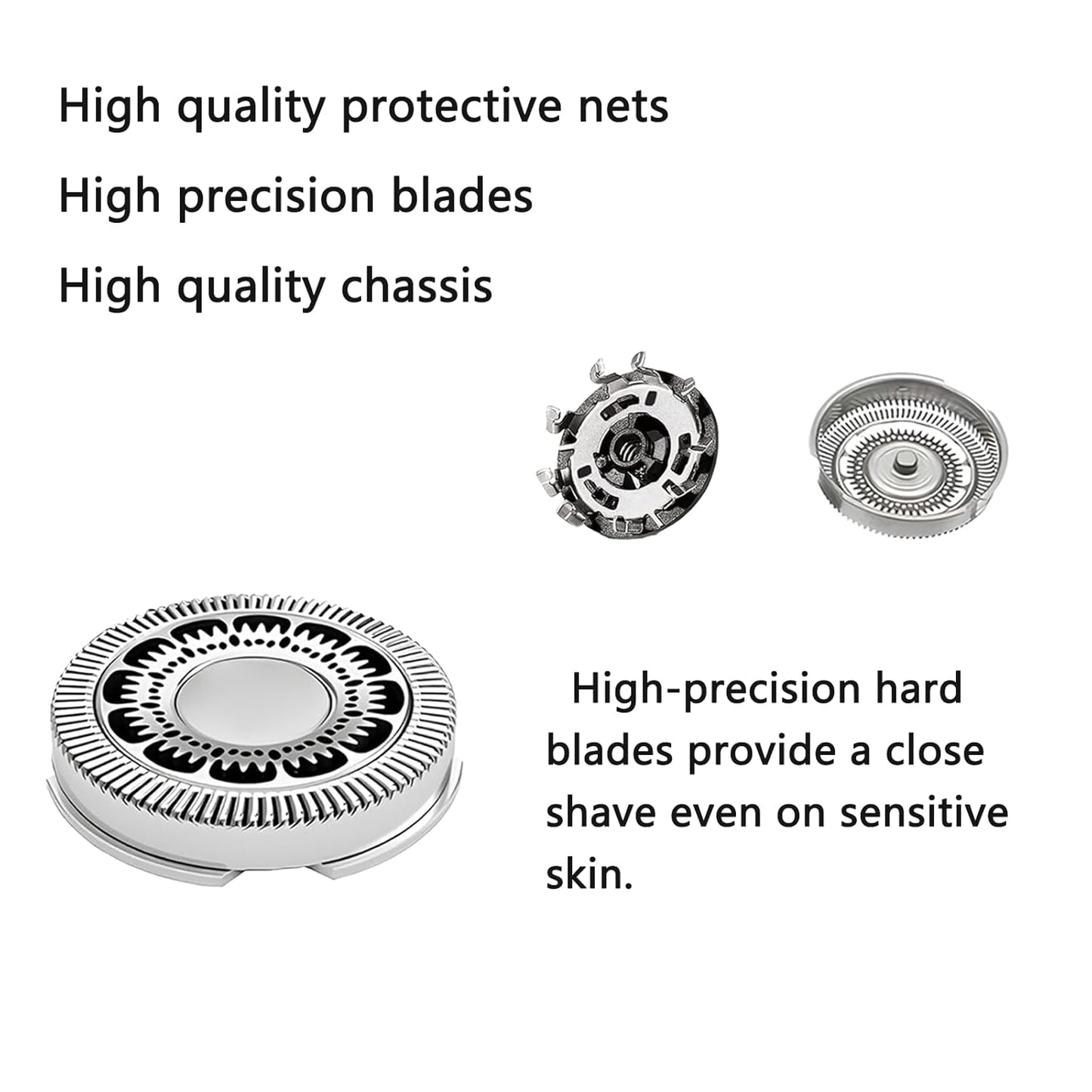 Philips Norelco SH60 Replacement Heads - Compatible Blades for Series 6000 Shavers | 6 Pack
