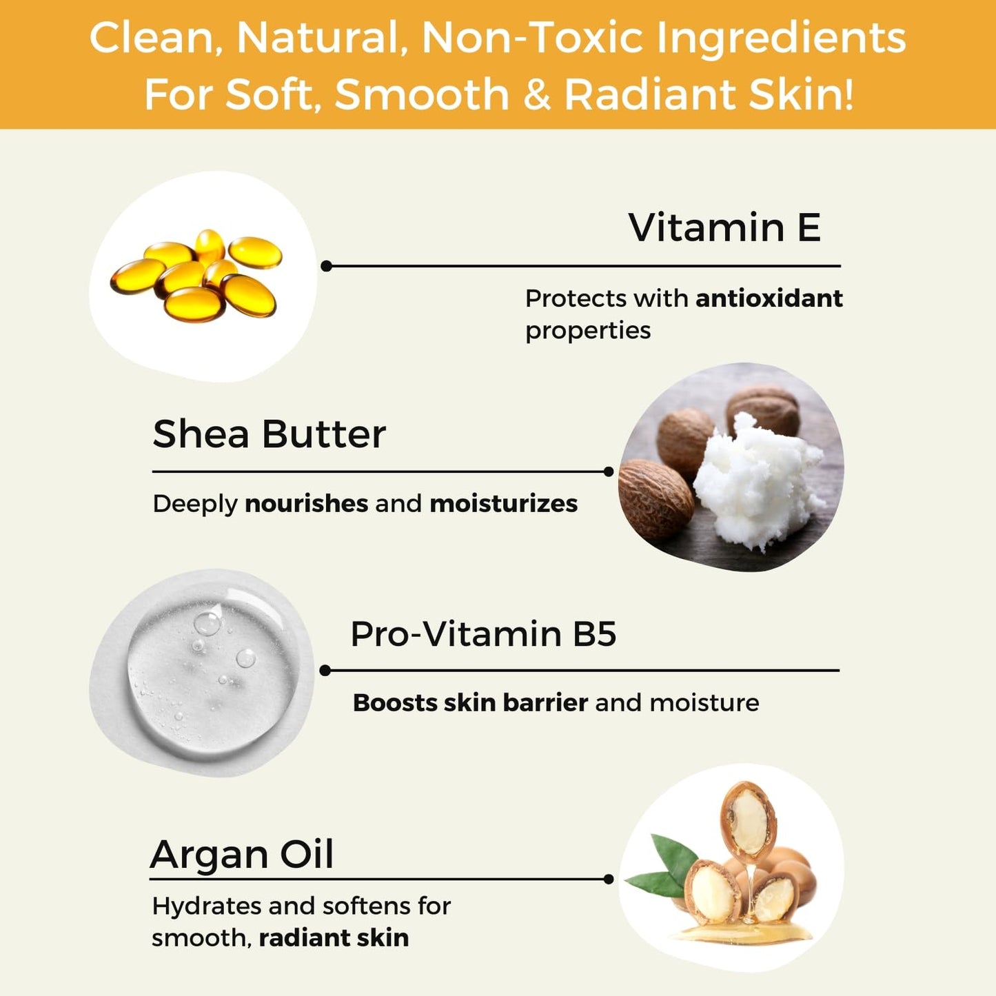 Natural Mango Body Lotion for Dry Skin - Tropical Bliss Moisturizer with Shea Butter & Vitamin E | 16 Oz Vegan Formula