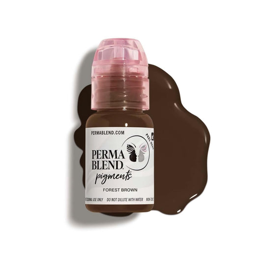 Perma Blend Forest Brown Microblading Ink - Vegan Permanent Eyeliner Tattoo Ink | 0.5 oz